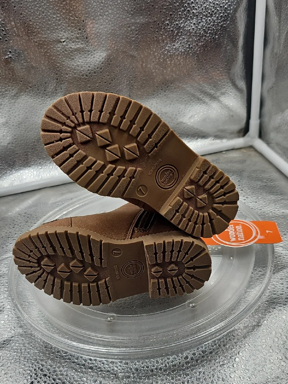 C1 Tan Wonder Nation Owl Designed Boots Size 7, NWT - Picture 6 of 8